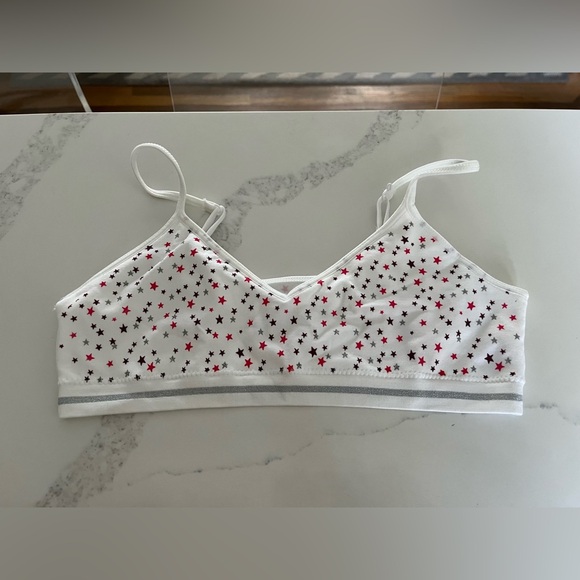 Four girls size xl (approx size 12-14) bras.  Art class, athleta & hanes. - Picture 4 of 7